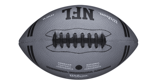 Wilson NFL Mini Size Football, Grey, Composite Leather