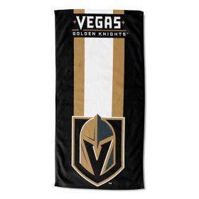 Golden Knights OFFICIAL NHL "Zone Read" Beach Towel