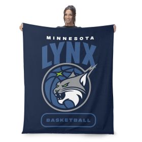 Minnesota Lynx WNBA High Block Silk Touch Throw Blanket 50 x 60 inches