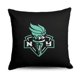 New York Liberty WNBA Double Down Throw Pillow 18 x 18 inches