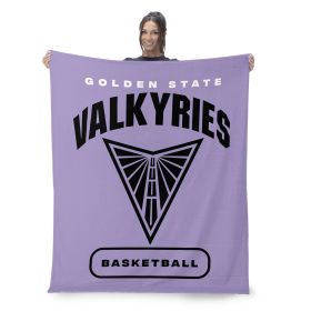 Golden State Valkyries WNBA High Block Silk Touch Throw Blanket 50 x 60 inches