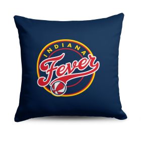 Indiana Fever WNBA Double Down Throw Pillow 18 x 18 inches