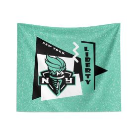 New York Liberty WNBA Funky Fresh Printed Wall Hanging 34 x 40 inches