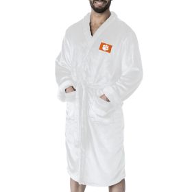 Clemson Tigers NCAA White Out Silk Touch Robe Large/XLarge