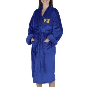St. Louis Blues NHL Royal Blue Snipe S/M Silk Touch Robe 23X41 Inches