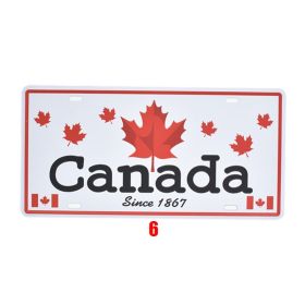 Vintage tin painting (Option: 6)