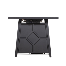 Steel Propane Gas Pit Table (Option: Antique black)