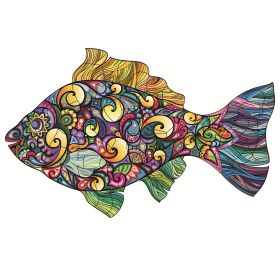 Each Piece Is Animal Shaped Christmas Gift Colorful Elephant Turtle Wooden Jigsaw Puzzles (Option: 13Style-A3)