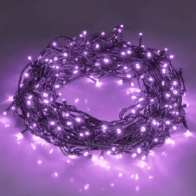 200 LED 66FT Halloween Fairy String Lights, Halloween Decoration Lights With 8 Lighting Modes, Mini String Lights Plug In For Indoor Outdoor Chri (Color: Purple)