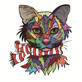 Each Piece Is Animal Shaped Christmas Gift Colorful Elephant Turtle Wooden Jigsaw Puzzles (Option: 14Style-A5)