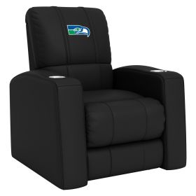 Relax Home Theater Recliner with Seattle Seahawks Classic Logo (Material: Top Grain Leather *Custom Order 8 Week Lead time No Returns*)