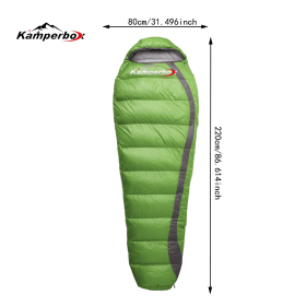 Camping Equipment, Lightweight Sleeping Bag (Color: Green)